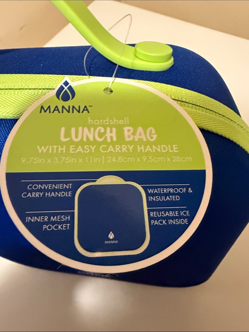 Manna Royal Blue Neoprene Lunch Case - Picture 4 of 8